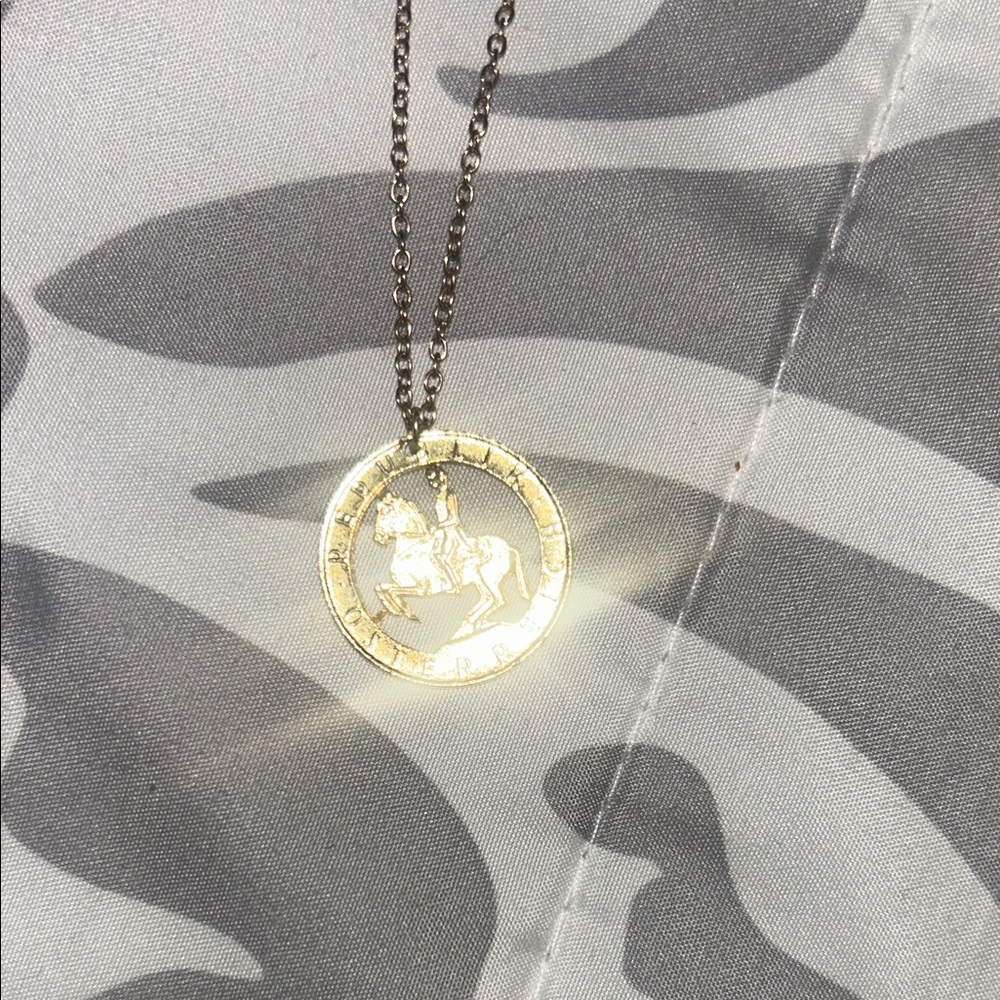 Republic of Osterpeich Coin Pendant Necklace